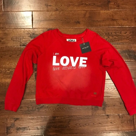 red love sweatshirt